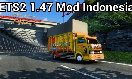 Jual Game ETS2 1.47 Mod Bus Truk Map Indonesia